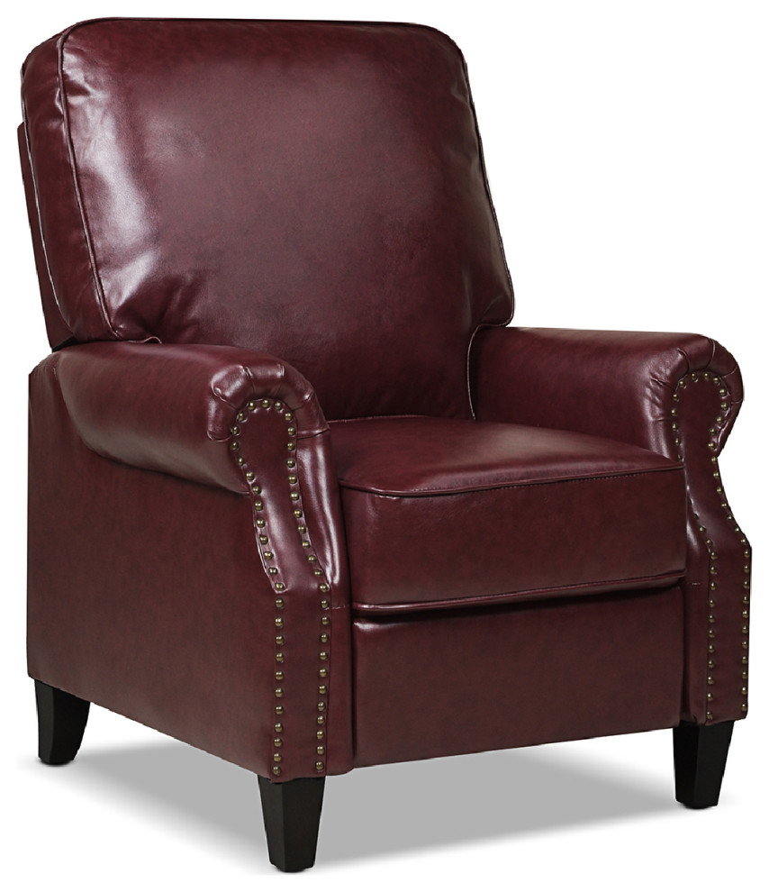 Auden 34" Manual Recliner Accent Chair Contemporary Recliner Chairs
