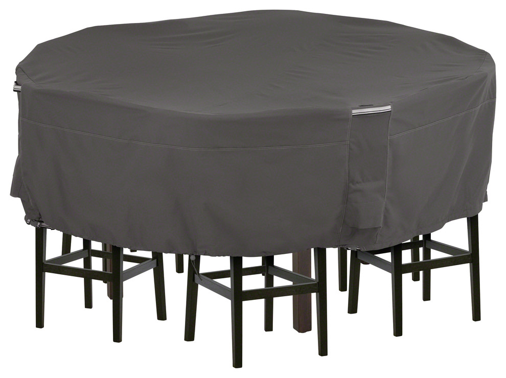 Chair Set Cover Premium Furniture, Classic Accessories Veranda Round Patio Table And Chair Set Cover