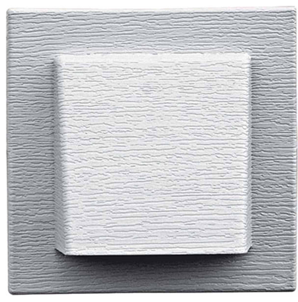 4" Hooded Vent With Small Animal Guard for Fiber Cement Siding, Set of