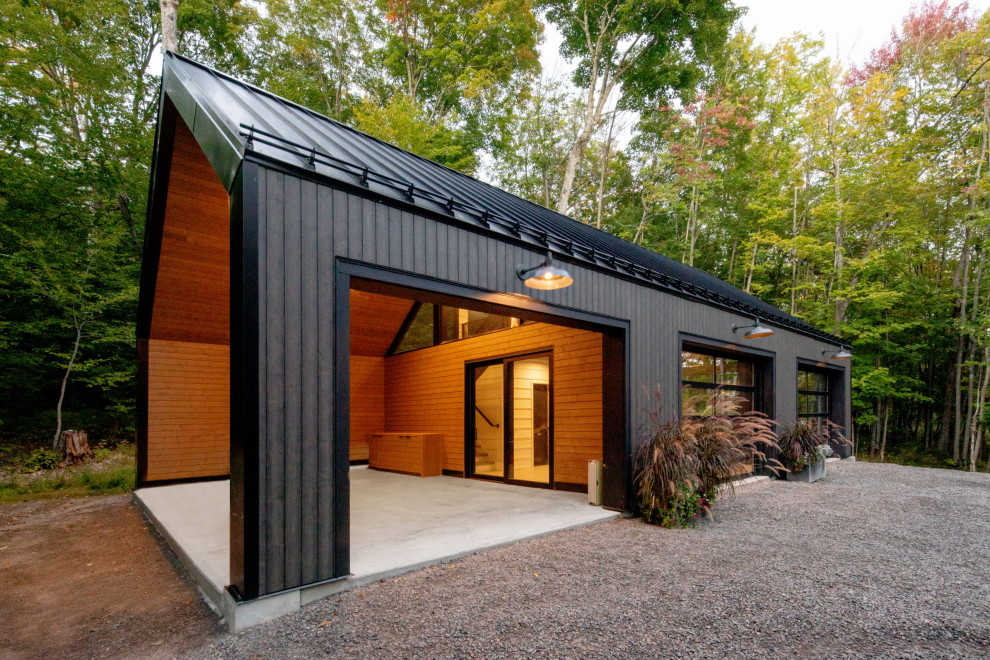 Inspiration for a scandinavian garage remodel in Toronto