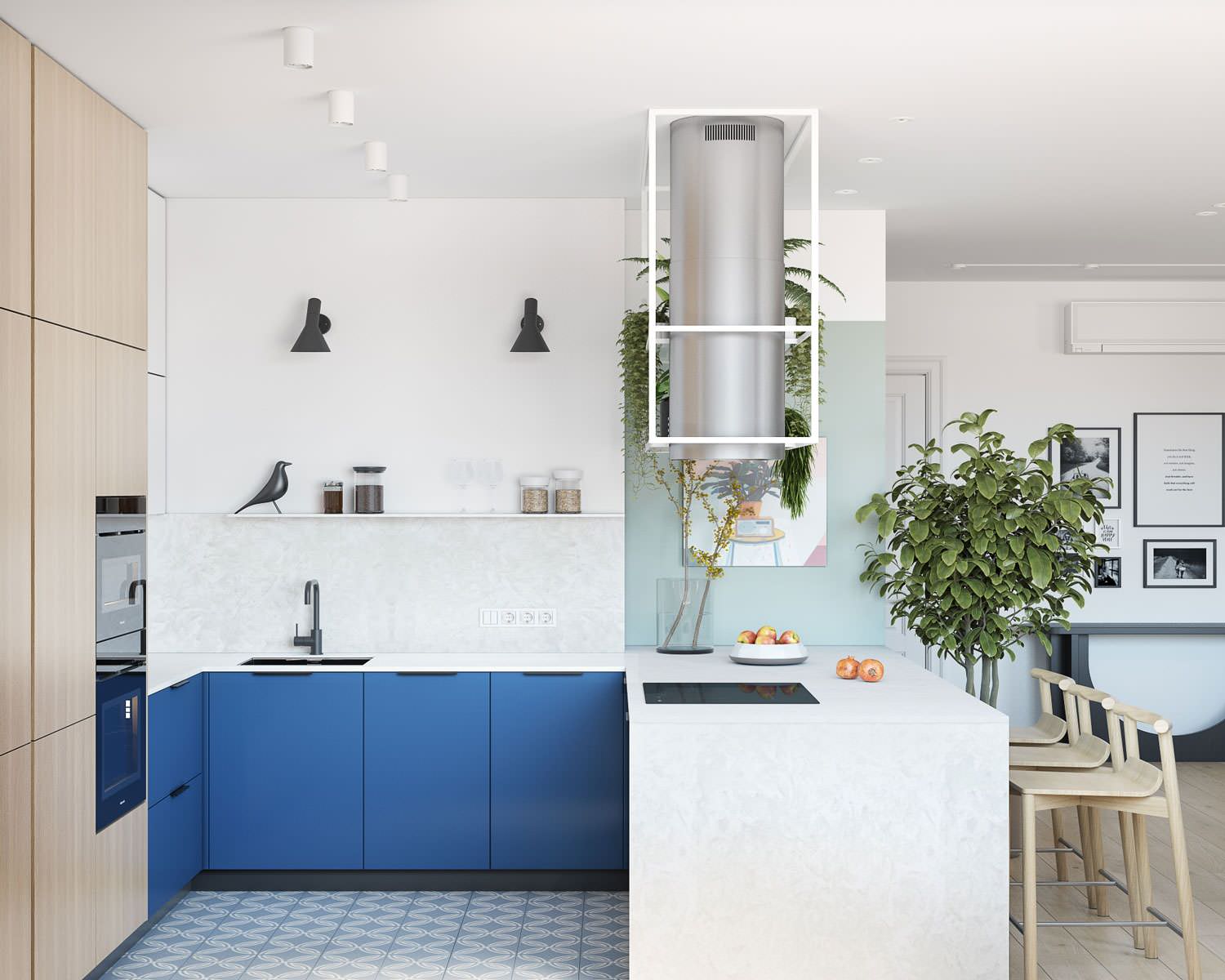 Дизайн интерьера четырехкомнатной квартиры в г. Москва