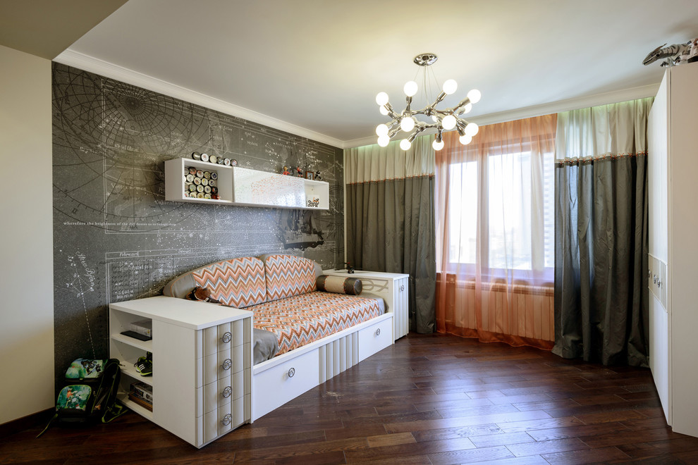 Сдержанное ар-деко для большой семьи