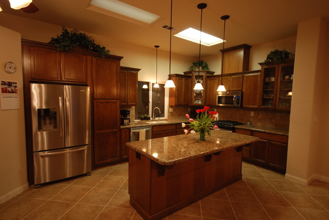 cognac/canterbury - traditional - kitchen - other -blue river