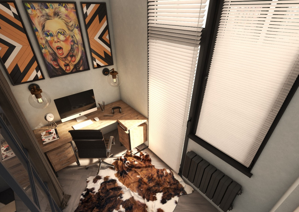 Сочный интерьер для пары музыкантов, жк Аллегро парк