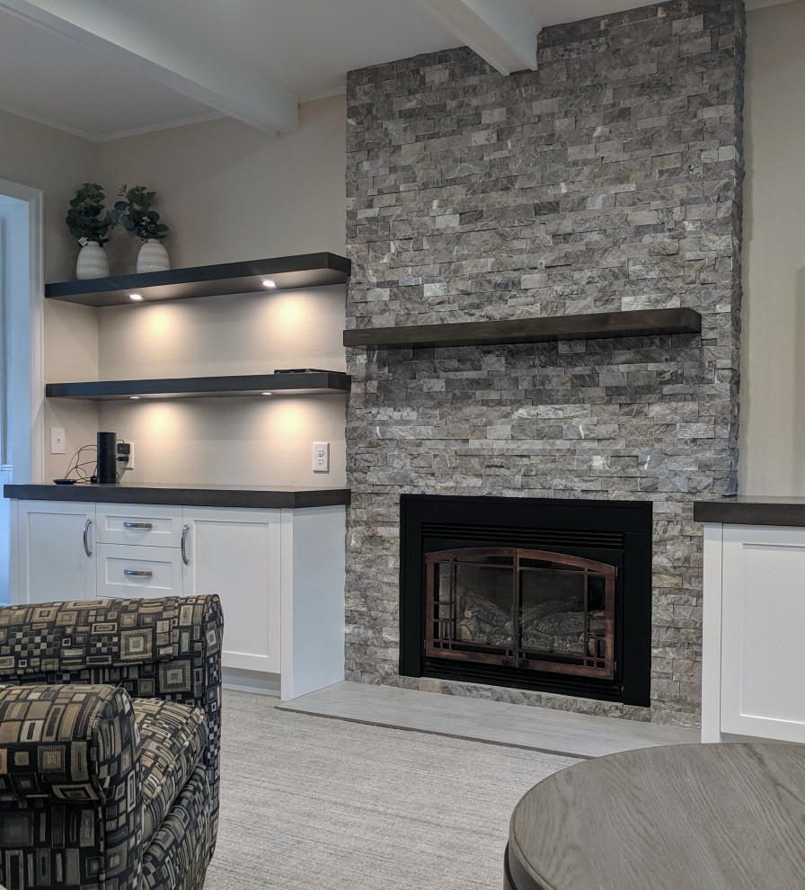 Home design - transitional home design idea in Denver