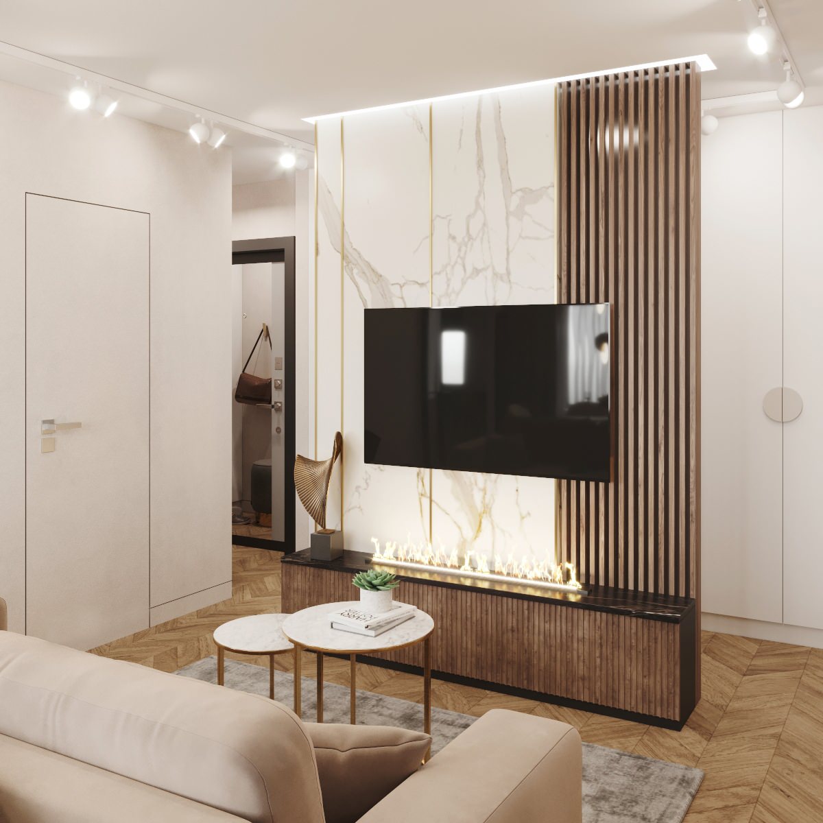 Квартира 43 метра в современном стиле