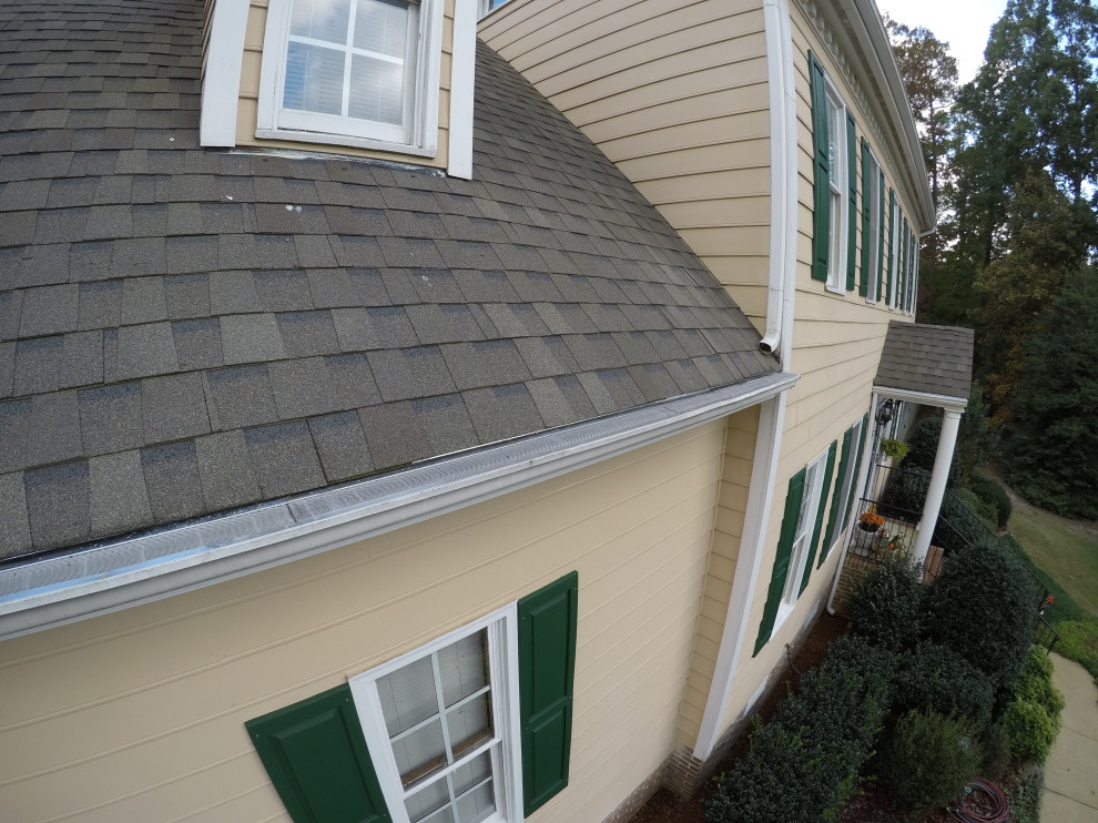 We fit our gutter guards over your existing gutters. Exterior