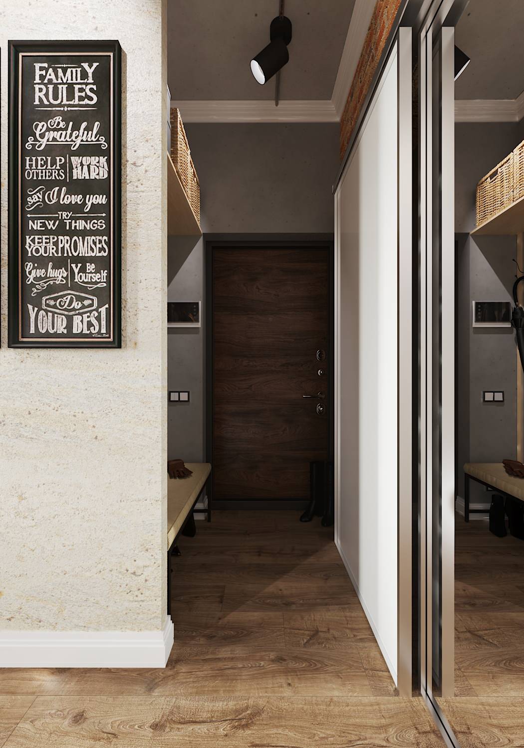 Квартира в стиле лофт в ЖК Новая высота