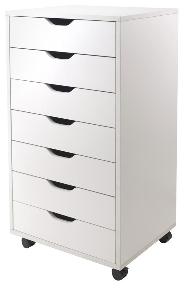 Winsome Wood Halifax Cabinet For Closet Office 7-Drawer 