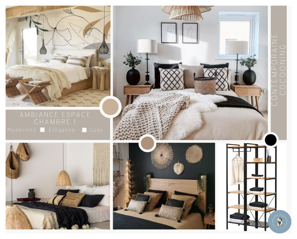 Planche ambiance espace chambre 1
