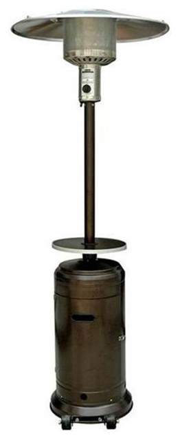 Patio Heater, Hammered Bronze - Transitional - Patio ...