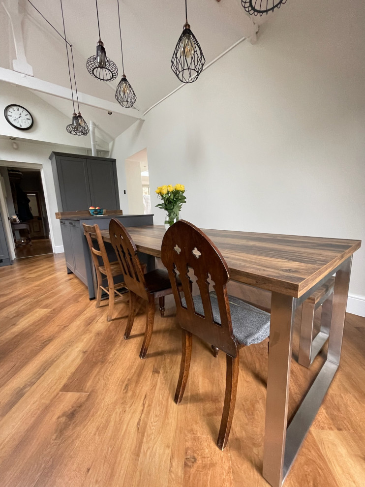 Grey Shaker Kitchen with Dekton worktops fitted in Worcester