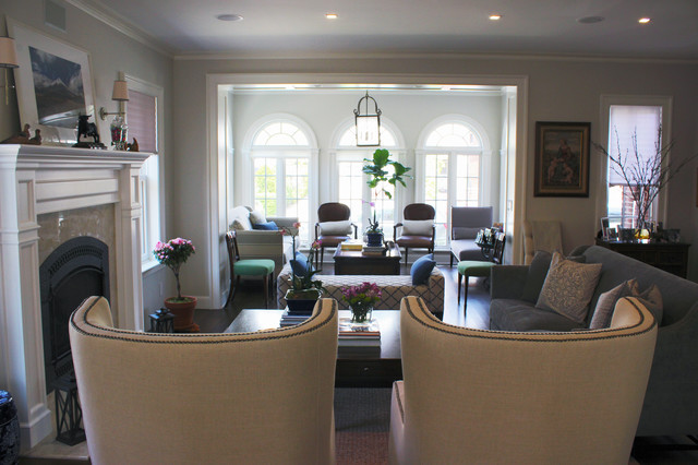 Forest Hills Remodel modern-wohnbereich