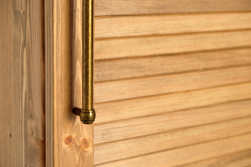 Набор мебели с жалюзийными фасадами