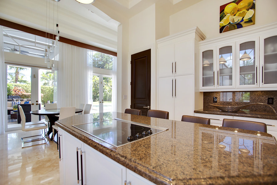 Inspiration for a transitional kitchen remodel in Miami