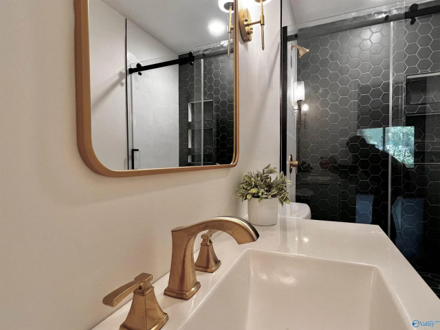 Mid-Century Renovation modern-bathroom