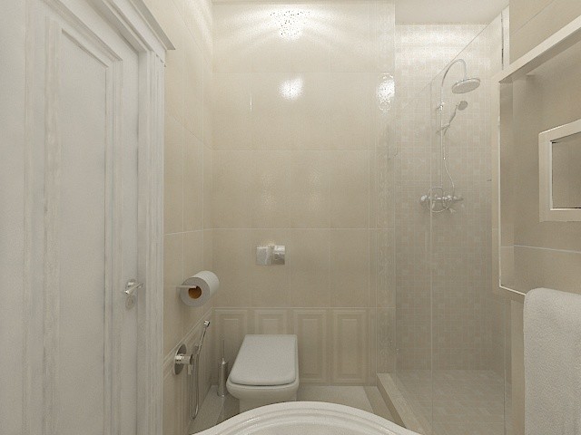 Санузел в классическом стиле