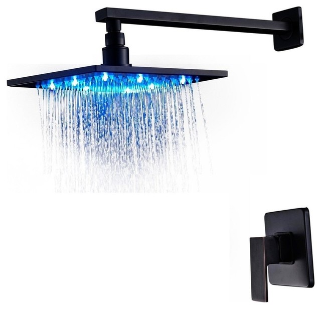 Fontana Rivera Light Oil Rubbed Bronze Led Rain Showerhead 12 Fontana Rivera Light Oil Rubbed Bronze Led Rain Showerhead 12