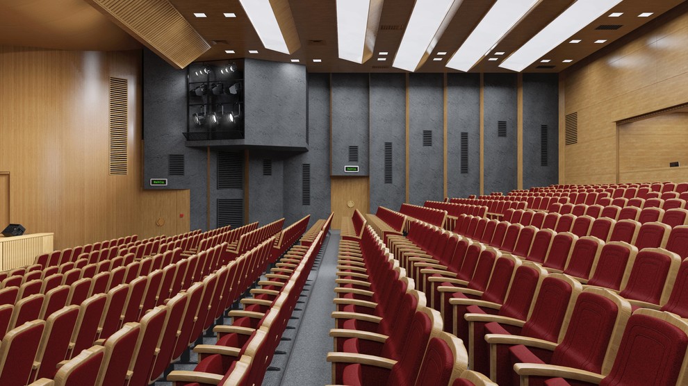 Зрительный зал в центре культуры