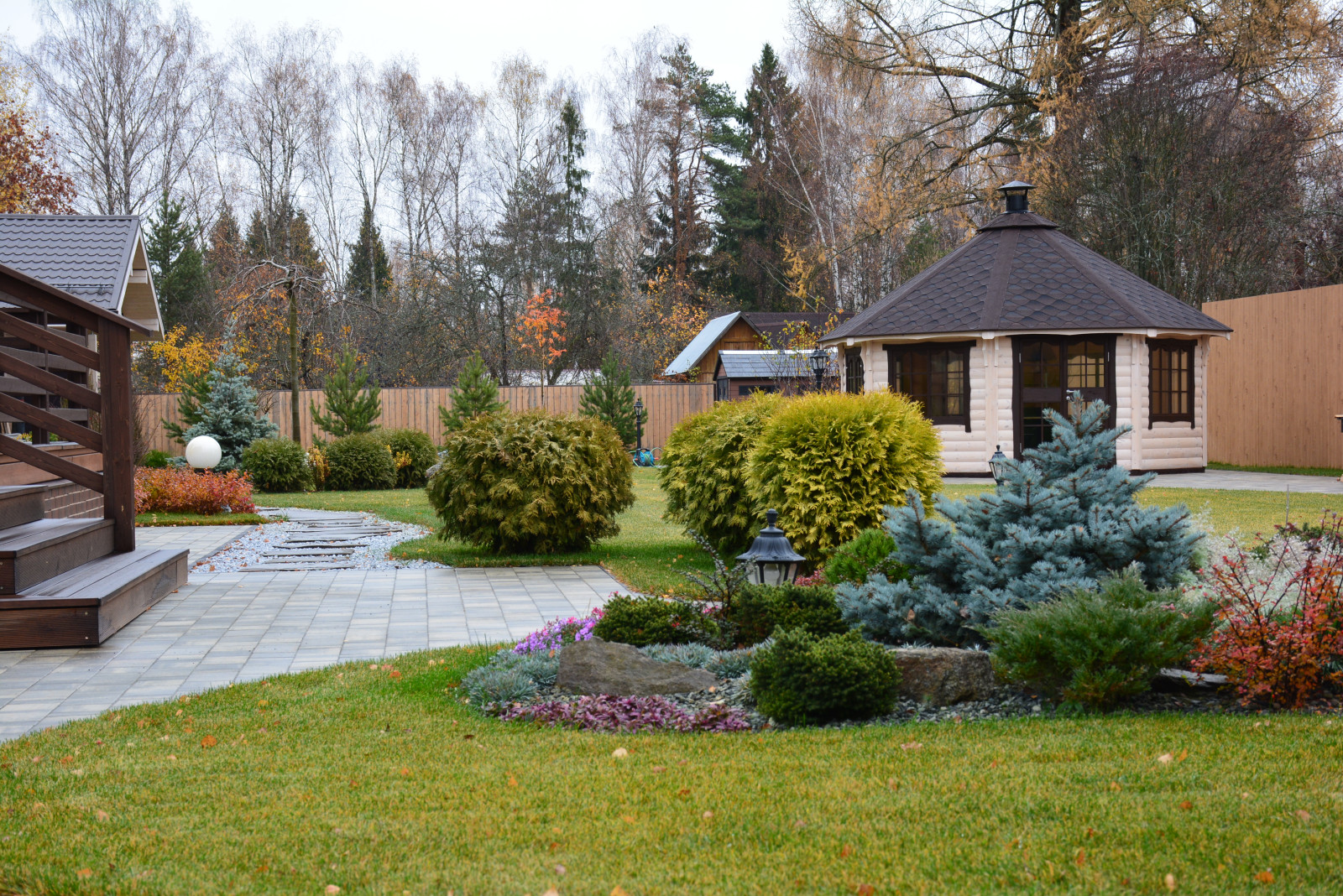 Сады осенью