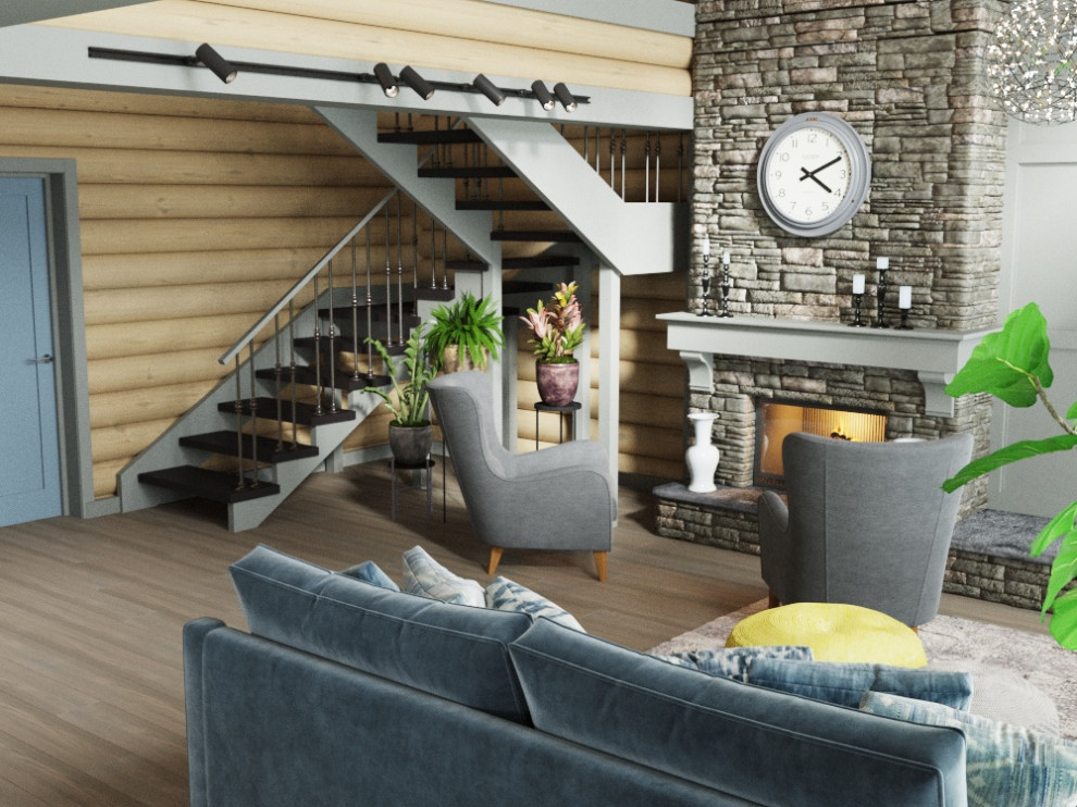 Большой, яркий дом для молодой семьи