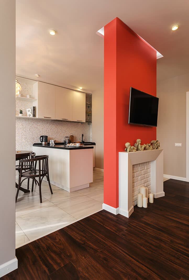 Квартира площадью 60 м2 на улице Новая