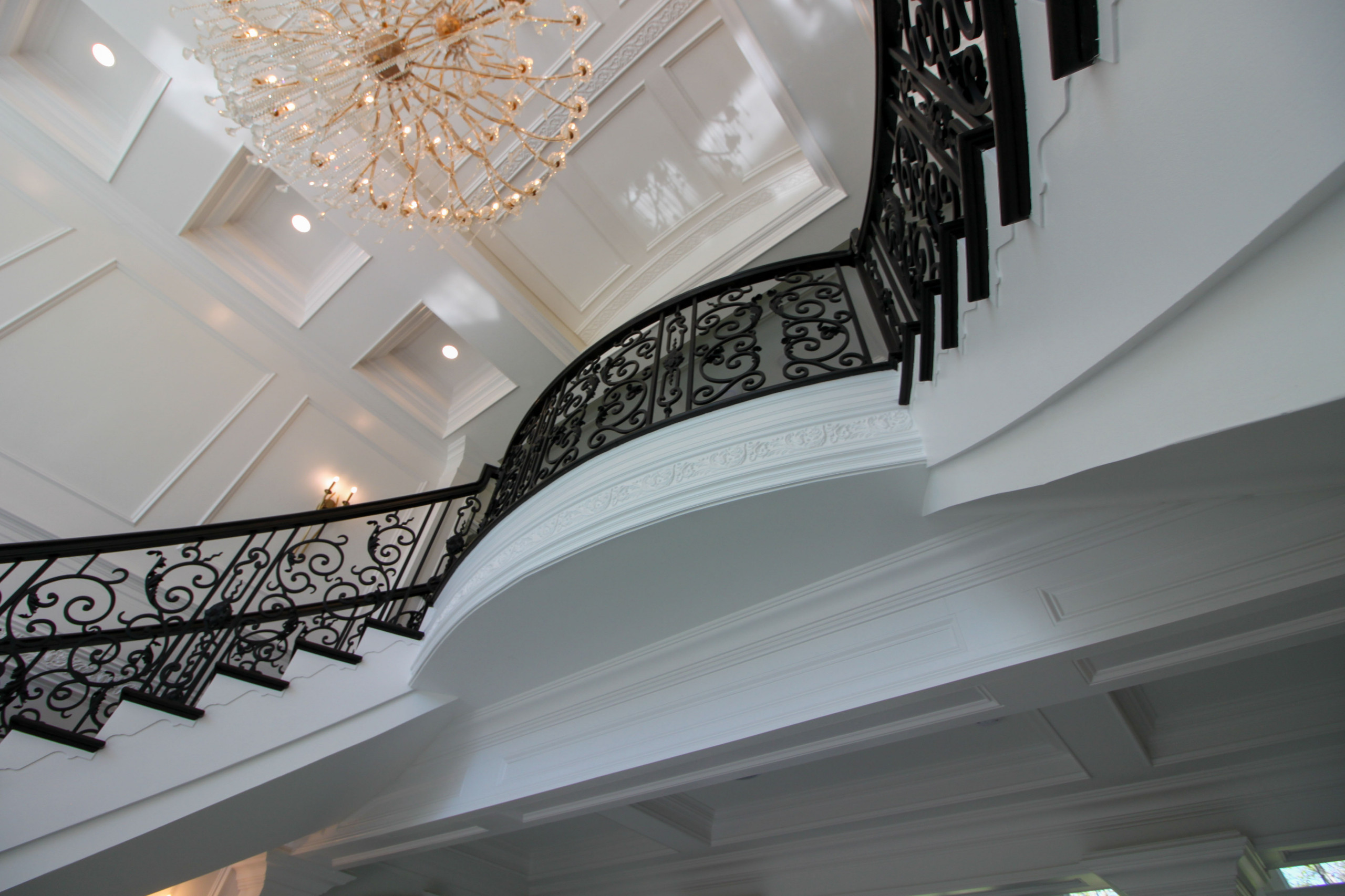92_Grand Double Staircase in Exquisite Custom Home, Great Falls VA 22066