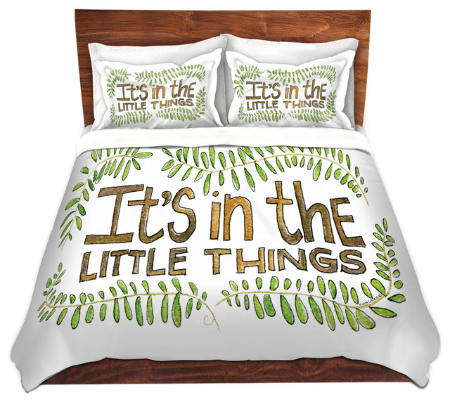 Little Things Duvet Cover Contemporary Duvet Covers And Duvet