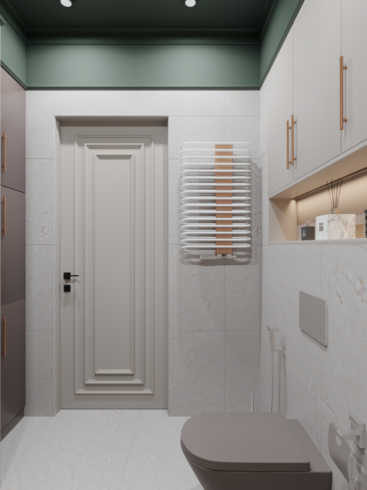 Проект интерьера кухни и санузла