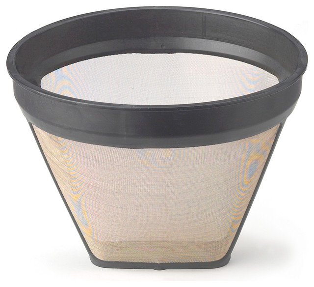Hic Reusable Gold Tone Coffee Filter Number 4 Size