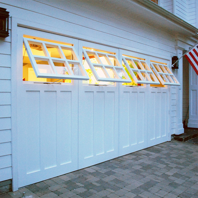 Traditional Craftsman Carriage Doors For Garage Conversion