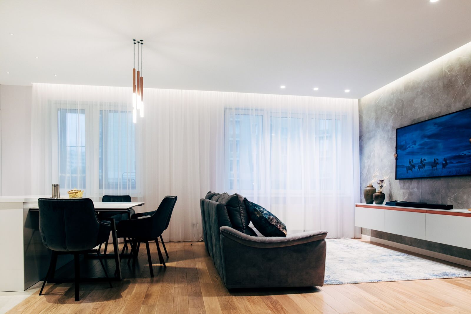 Ремонт кухни-гостиной