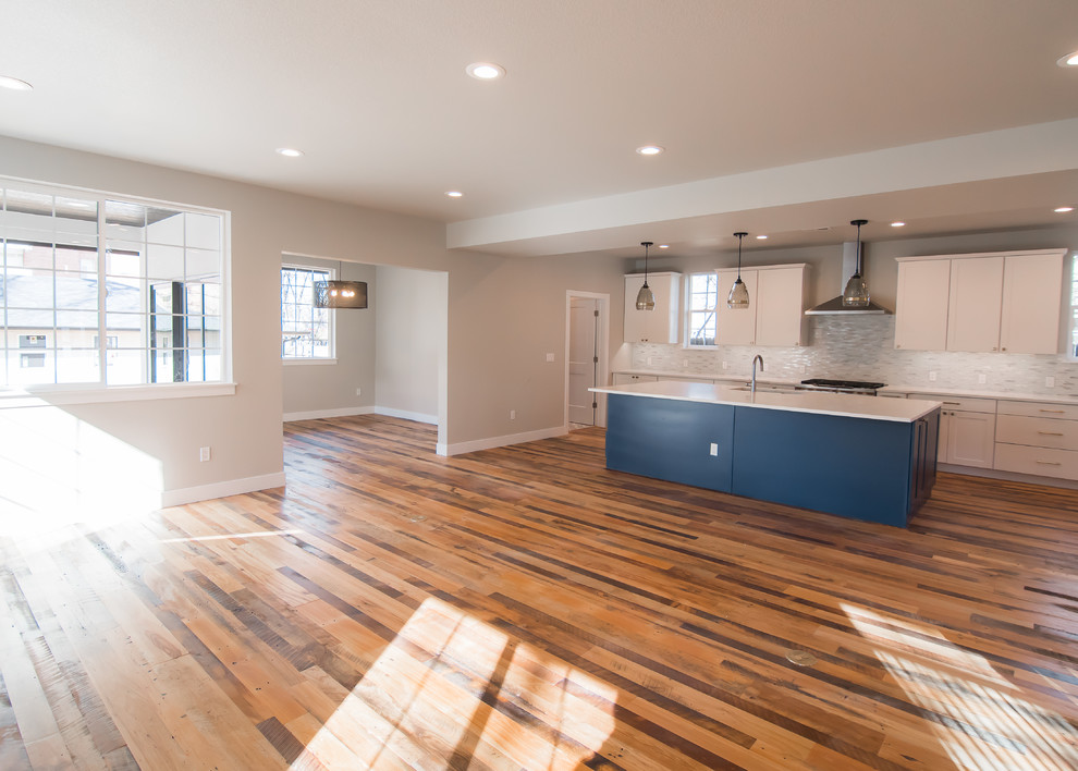 Inspiration for a transitional kitchen remodel in Denver