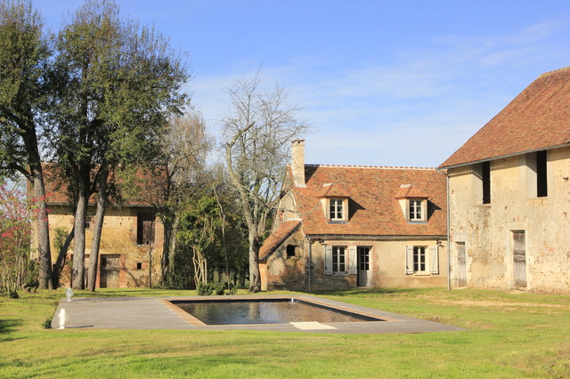Maison secondaire en bourgogne country-piscina