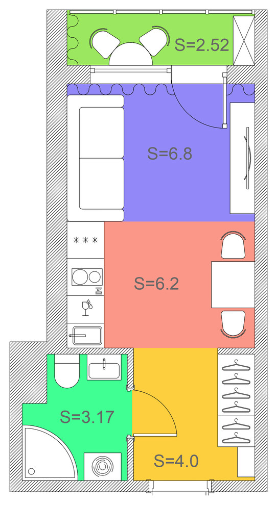 Шоурум студия ЖК "Новоорловский" YIT