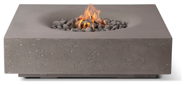 Infinity Fire Table, Slate Gray, Natural Gas