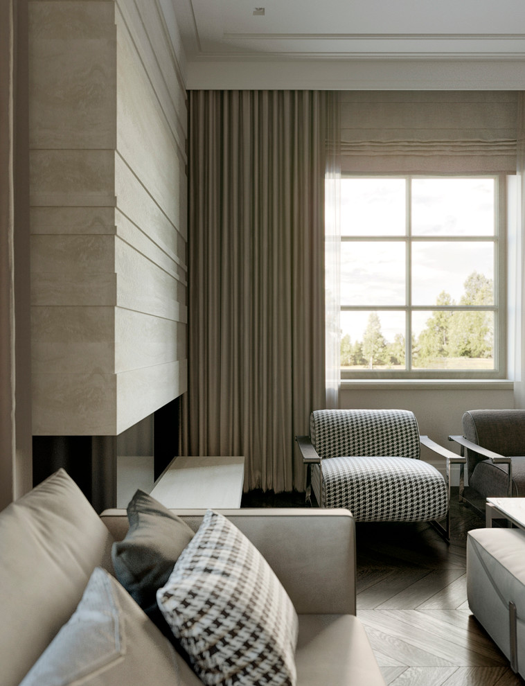 Дизайн таунхауса в резиденции Tweed Park в Москве