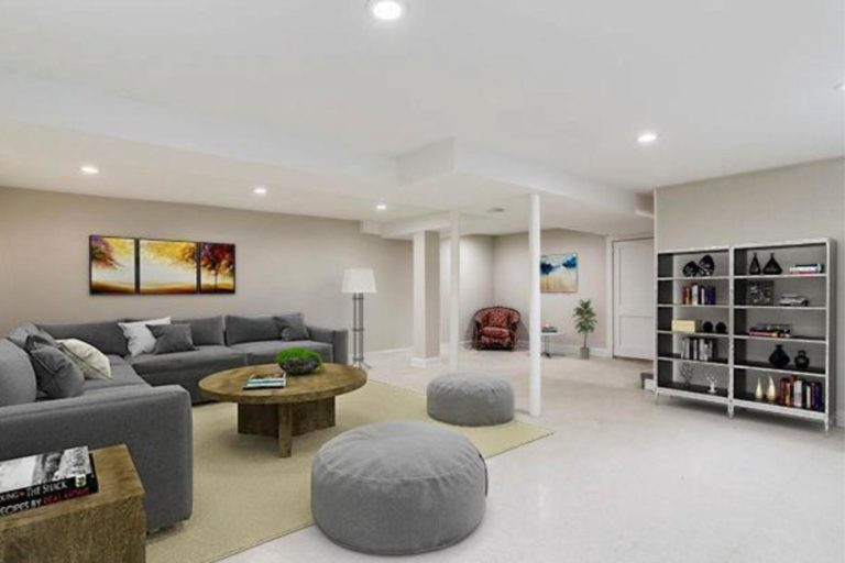 Basement - modern basement idea