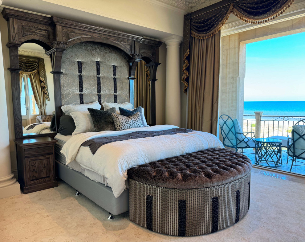 Photo of a contemporary bedroom in Adelaide.