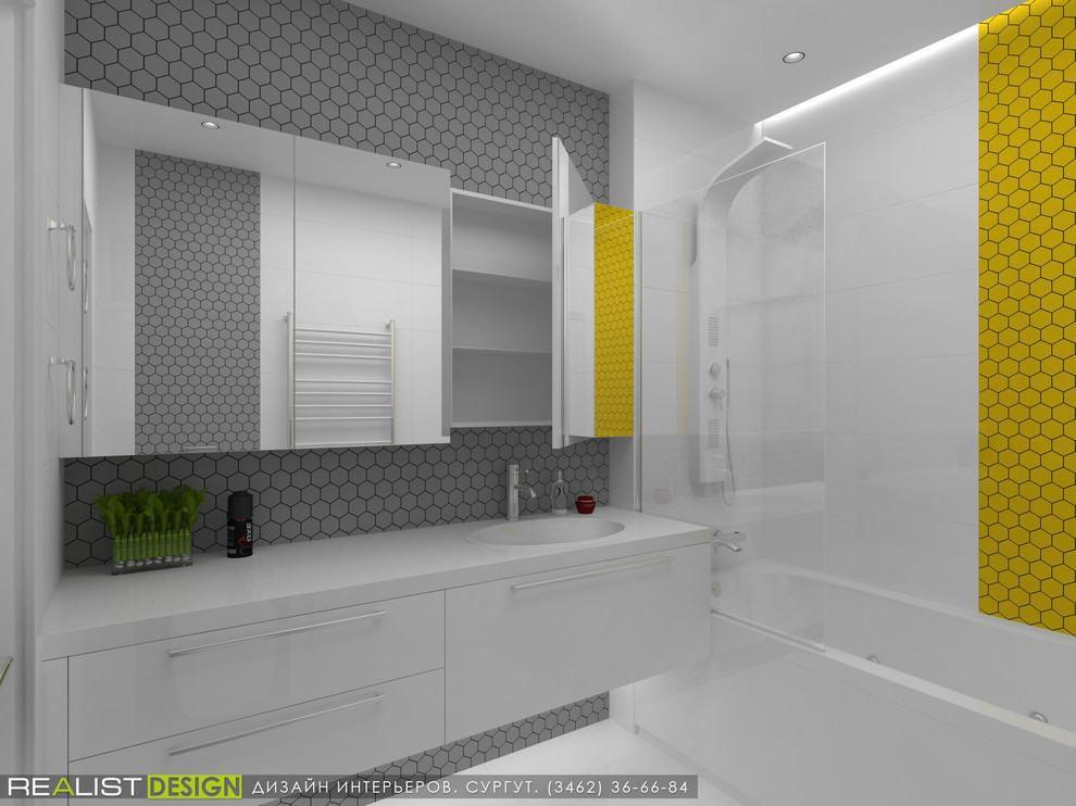 Дизайн ванной комнаты. Сургут. Возрождение. 2018
