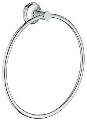 Grohe 40655000 Essentials Authentic Towel Ring