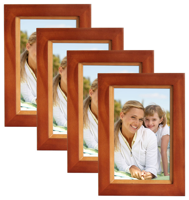 Muse 4 X6 Wood Picture Frame Set Of Modern Frames Muse 4 X6 Wood Picture Frame Set Of Modern Frames By Uniek Inc