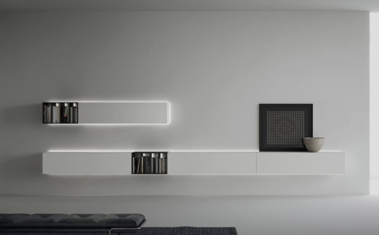 Suspended Wall Units with back lighting