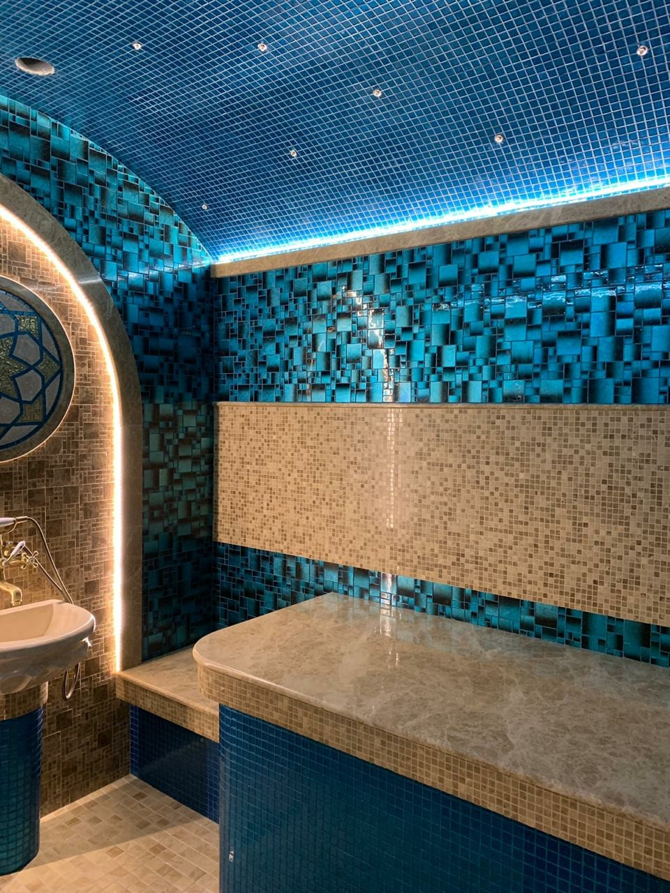 Небольшой хамам в SPA- постройке