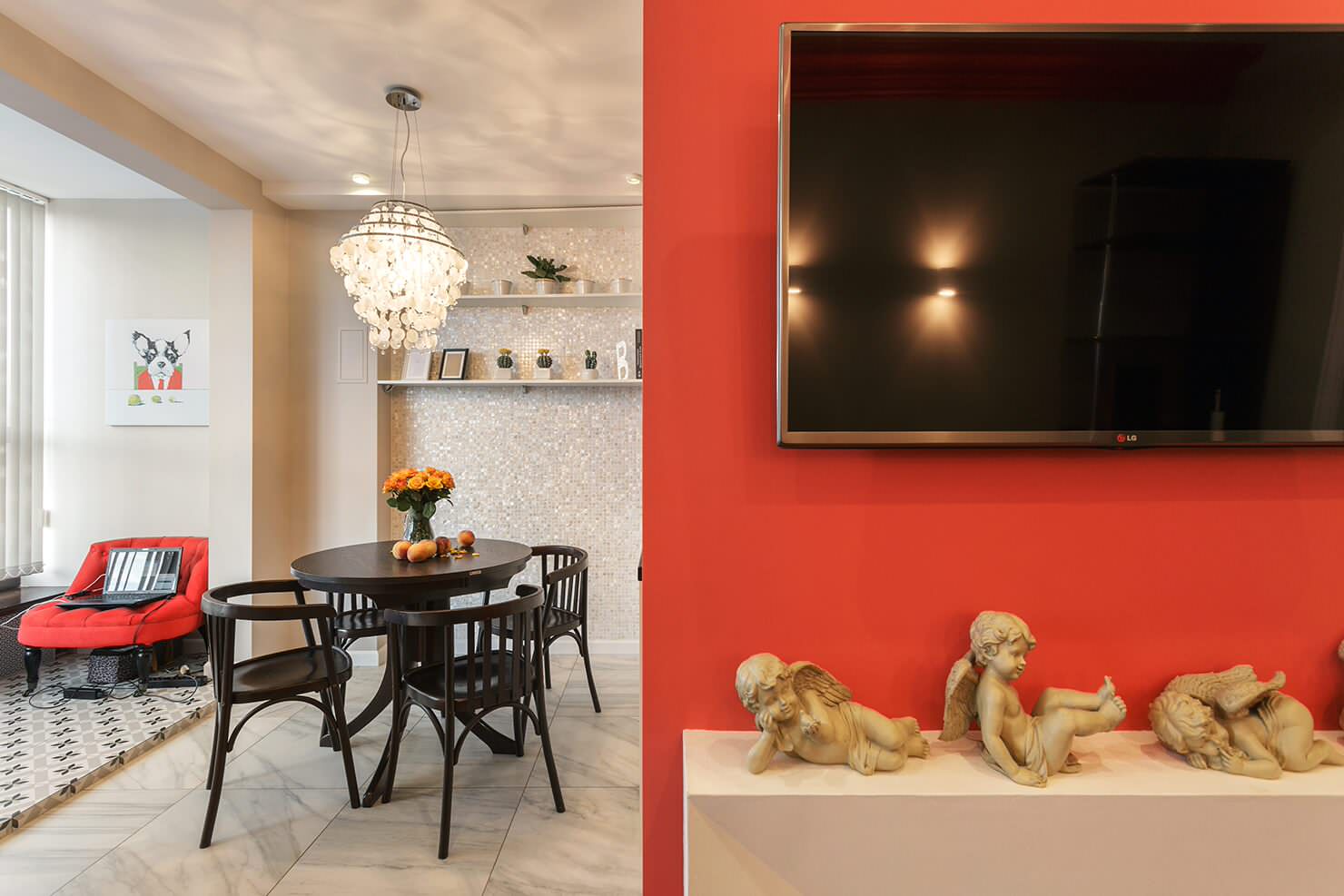 Квартира площадью 60 м2 на улице Новая