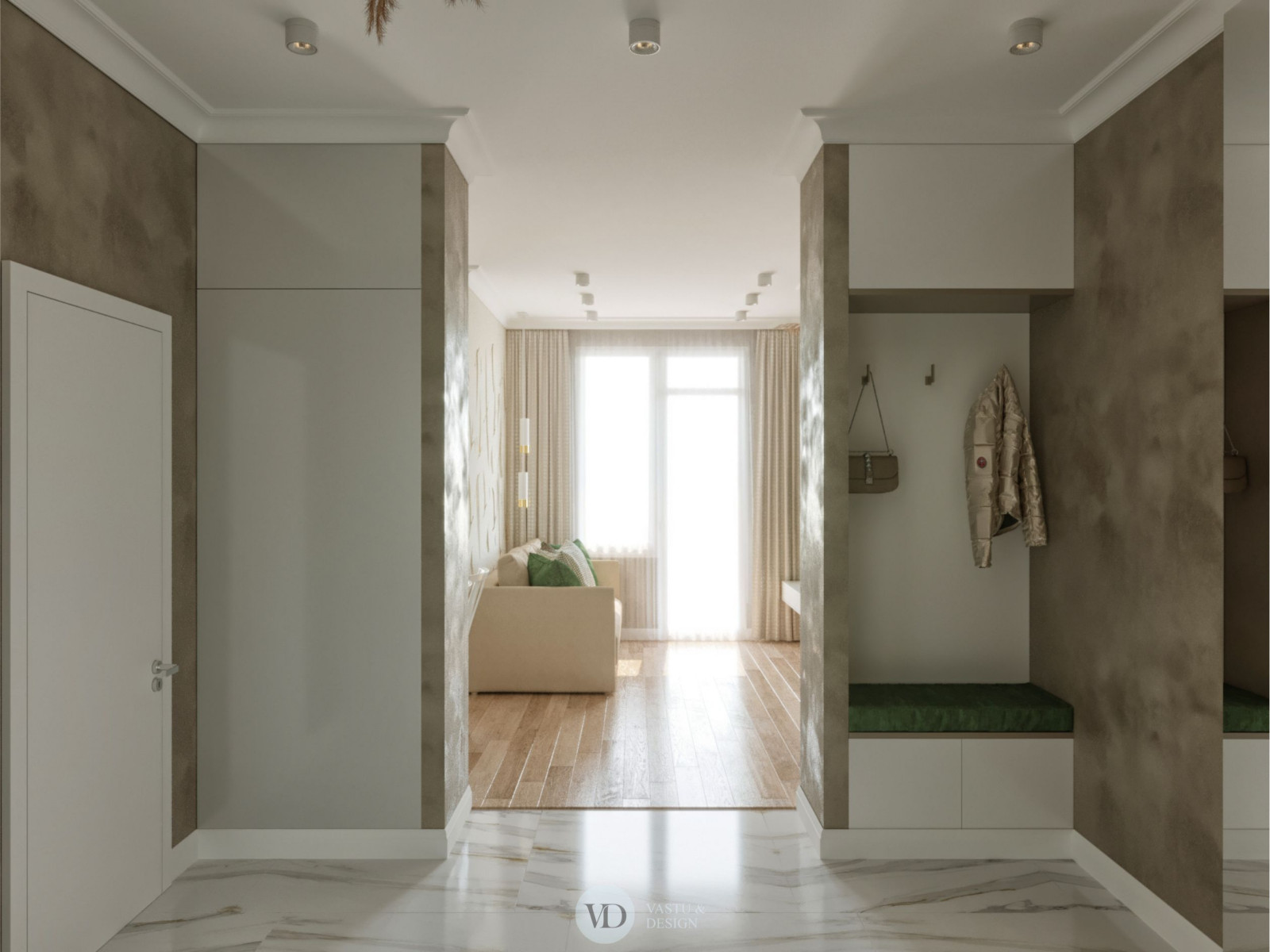 Дизайн-Проект квартиры на Пушкина