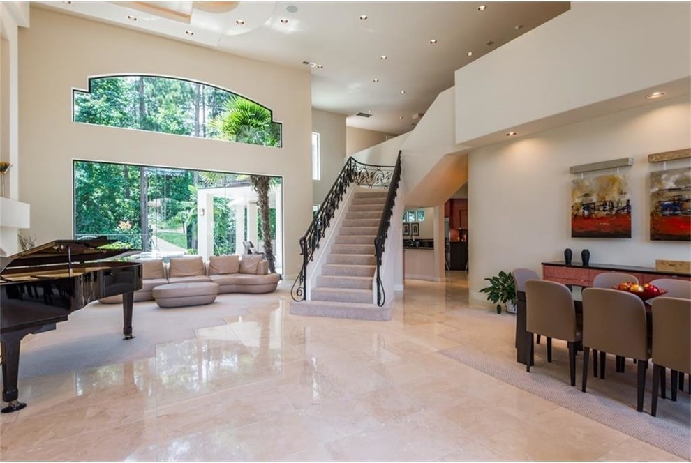 Mediterranean Inspired, Contemporary Home Build | Home Theatre & Pool