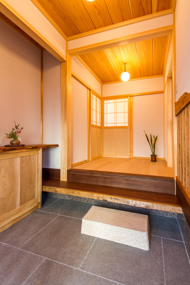 This is an example of an asian entryway in Other.