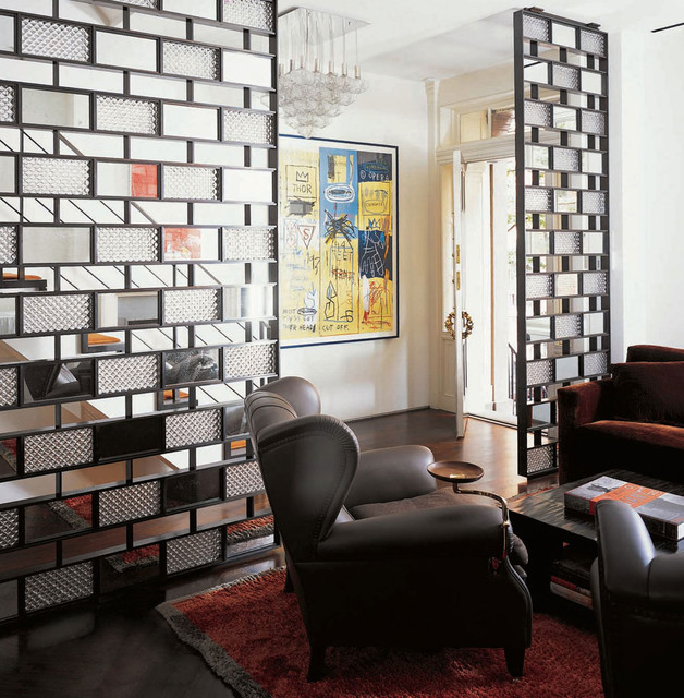Greenwich Village Townhouse contemporaneo-soggiorno