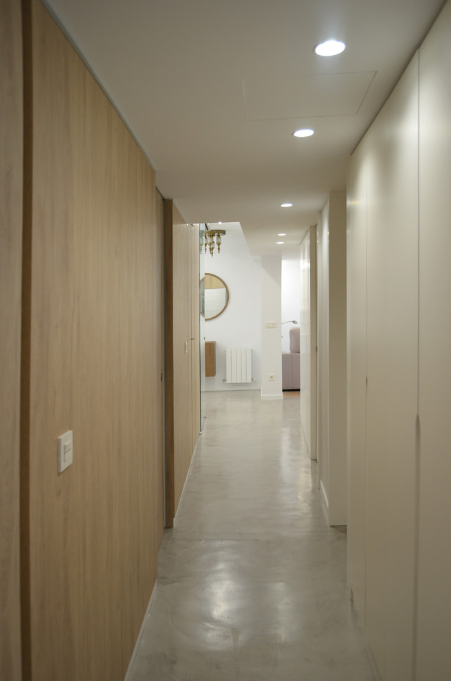 Diseño de recibidores y pasillos actuales de tamaño medio